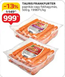 Auchan Tauris frankfurter ajánlat
