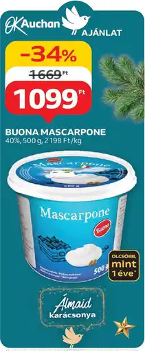 Auchan Buona mascarpone ajánlat