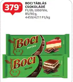 Auchan Boci táblás csokoládé ajánlat