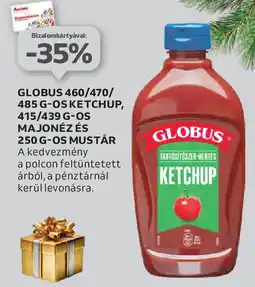 Globus ketchup / majonéz / mustár