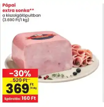 Spar Pápai extra sonka ajánlat