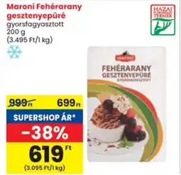 Maroni Fehérarany gesztenyepüré