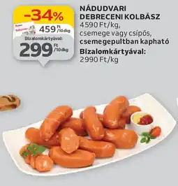 Auchan Nádudvari debreceni kolbász ajánlat