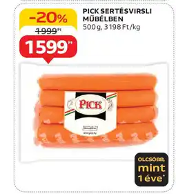 Auchan Pick sertésvirsli műbélben ajánlat