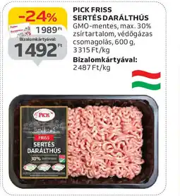 Auchan Pick friss sertés darálthús ajánlat