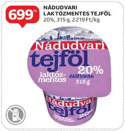 Auchan Nádudvari laktózmentes tejföl ajánlat