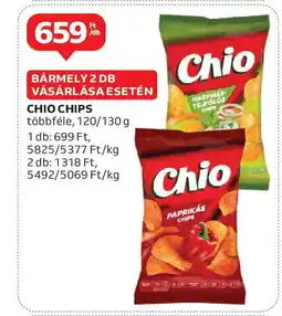 Auchan Chio chips ajánlat