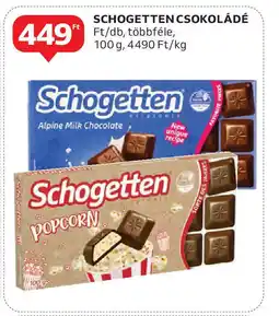 Auchan Schogetten csokoládé ajánlat