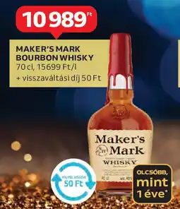 Auchan Maker's mark bourbon whisky ajánlat