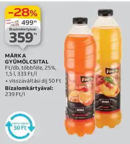 Auchan Márka gyümölcsital ajánlat