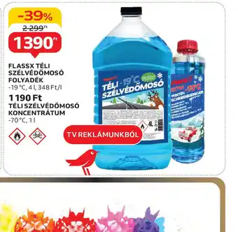 Auchan Flassx téli szélvédőmosó folyadék ajánlat