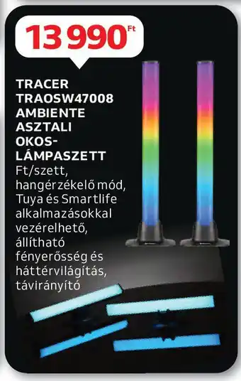 Auchan Tracer traosw47008 ambiente asztali okoslámpaszett ajánlat