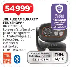 Auchan Jbl plbeameu party fényshow ajánlat