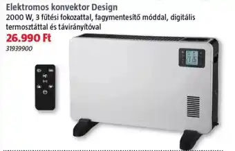 Bauhaus Elektromos konvektor Design ajánlat