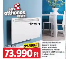 Bauhaus Elektromos konvektor Soprano Sense 2 ajánlat