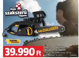 Elektromos láncfűrész McCulloch CSE2040S