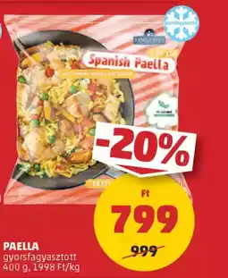 PENNY Paella ajánlat