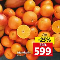 Lidl Mandarin ajánlat