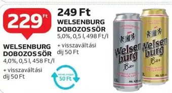 Auchan Welsenburg Dobozos sör ajánlat