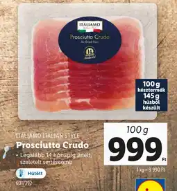 Lidl Italiamo Italian Style Prosciutto Crudo ajánlat