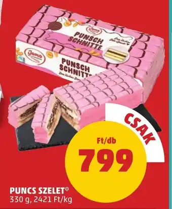 PENNY Puncs szelet ajánlat