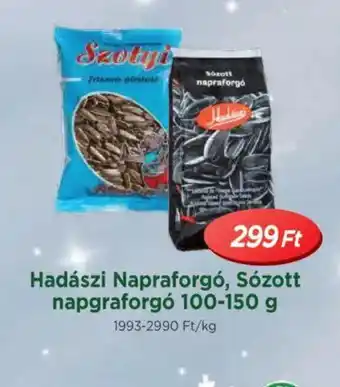 Real Hadászi Napraforg, Sőzőtt napraforg ajánlat