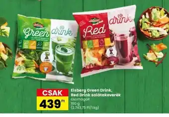 Spar Eisberg Green Drink, Red Drink salátákeverék ajánlat