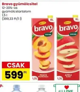 Spar Bravo gyümölcsital ajánlat