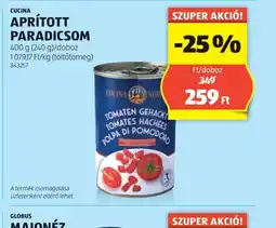 ALDI Cucina Aprított Paradicsom ajánlat