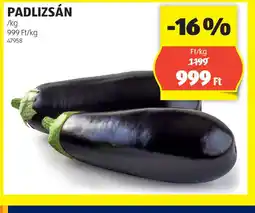 ALDI Padlizsán ajánlat