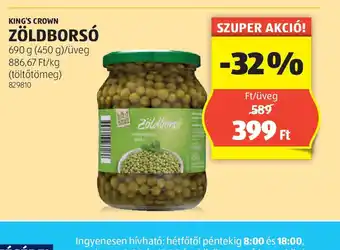 ALDI Gizi's Crown Zöldbors ajánlat