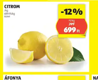 ALDI Citrom ajánlat