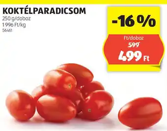 ALDI Koktélparadicsom ajánlat