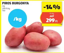 ALDI Piros Burgonya ajánlat