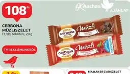 Auchan Cerbona müzliszelet ajánlat