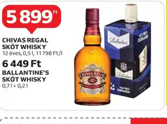 Auchan Chivas Regal Skt Whisky & Ballantine's Skt Whisky ajánlat