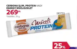 Rossmann Cerbona Slim, Protein vagy Energy müzliszelet ajánlat