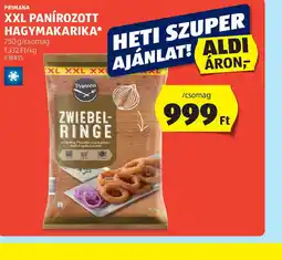 ALDI Prima XXL Panírozott Hagymakarika ajánlat