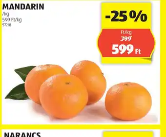 ALDI Mandarin ajánlat