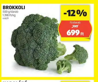 ALDI Brokkoli ajánlat