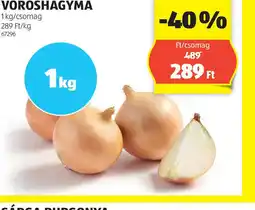 ALDI Vöröshagyma ajánlat