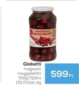 GRoby Globetti magozott meggybefőtt ajánlat