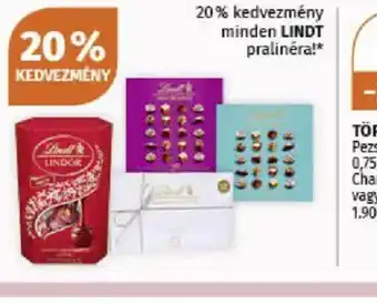 Müller Lindt praliné ajánlat