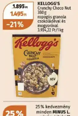 Müller Kellogg's Crunchy Choco Nut ajánlat