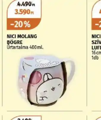 Müller NICI Molang bögre ajánlat