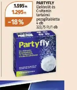 Müller Partyfly Elektrolit és C-vitamin tartalmú pezsgőtabletta ajánlat