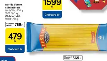 Tesco Barilla Durum Szár tészta ajánlat