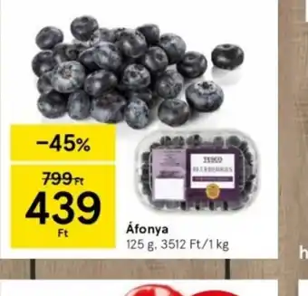 Tesco Áfonyá ajánlat