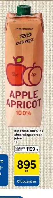 Tesco Rio Fresh Apple Apricot 100% ajánlat