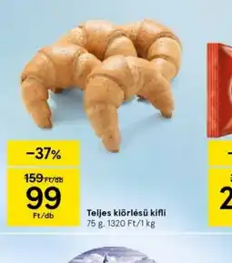 Tesco Teljes kiőrlésű kifli ajánlat